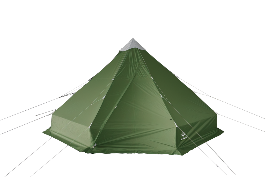 Monument Teepee Pyramid Camping Tent – Large Canopy Shelter with Mesh Ventilation (PRE-ORDER 06/26)
