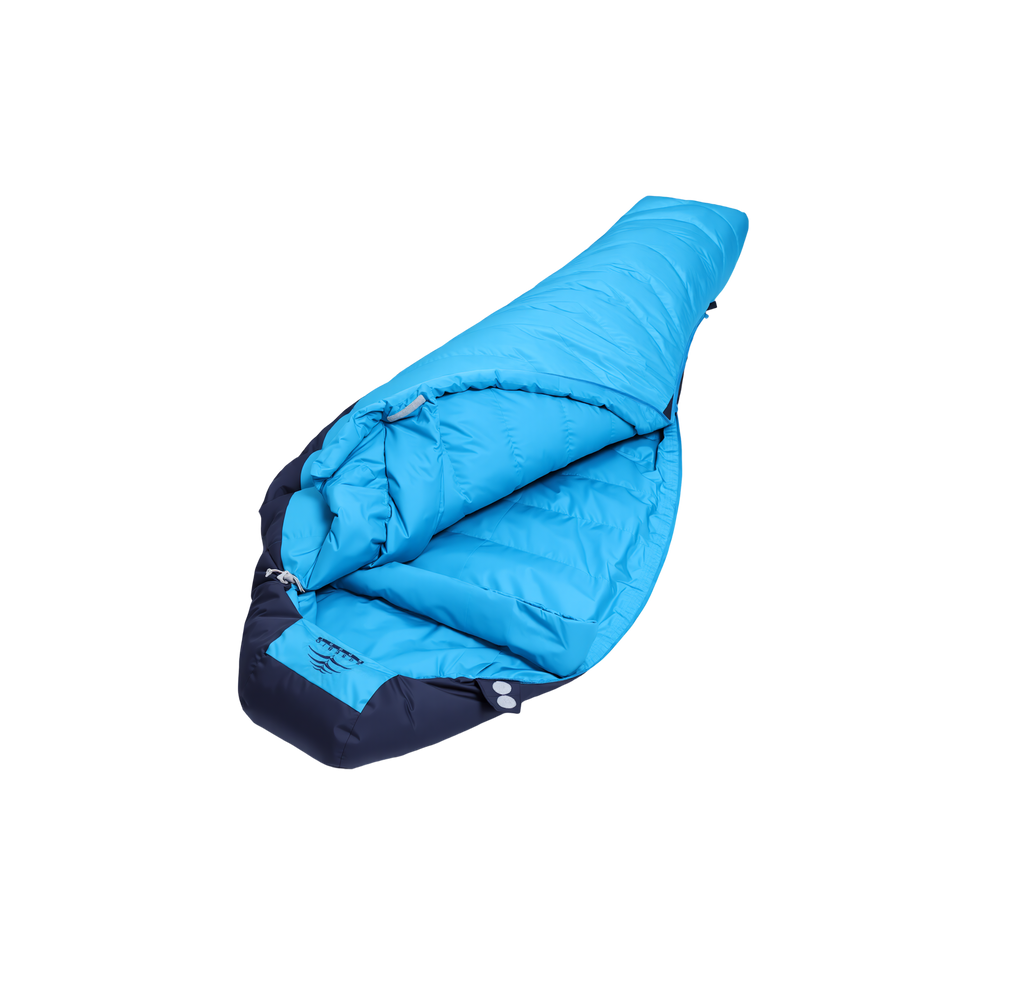 Alaska 5°F 3.06 lb Ultralight Duck Down Mummy Sleeping Bag for Backpacking, Hiking & Cold Weather Camping