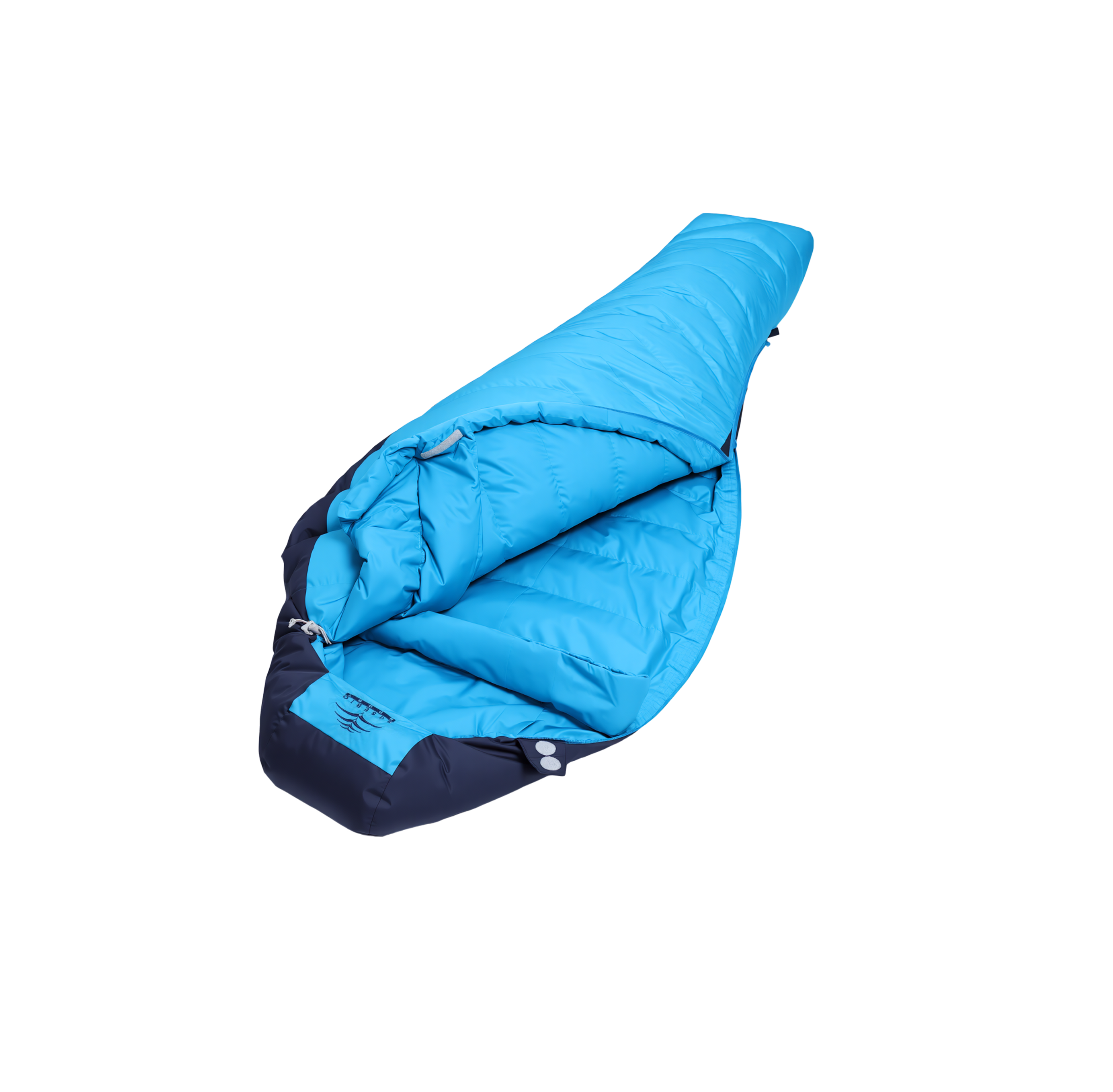 Alaska 5°F 3.06 lb Ultralight Duck Down Mummy Sleeping Bag for Backpacking, Hiking & Cold Weather Camping