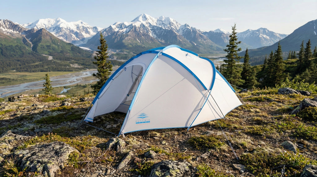 MonBlanc 4 Person Backpacking Tent – Lightweight Dome Tent with Aluminum Poles (PRE-ORDER 06/26)