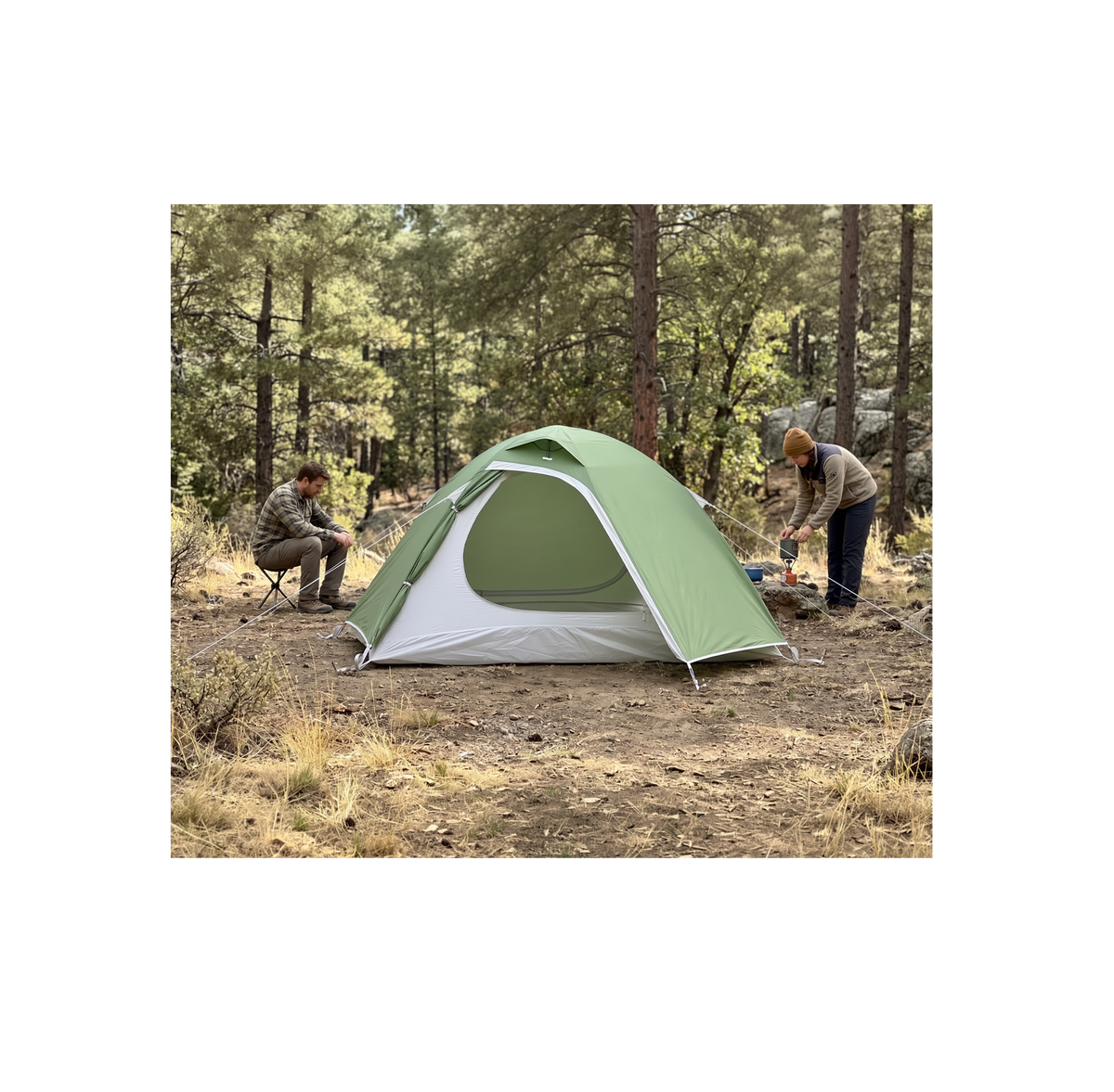 Kasos 2 Person Backpacking Tent – Lightweight Double-Wall Camping Tent