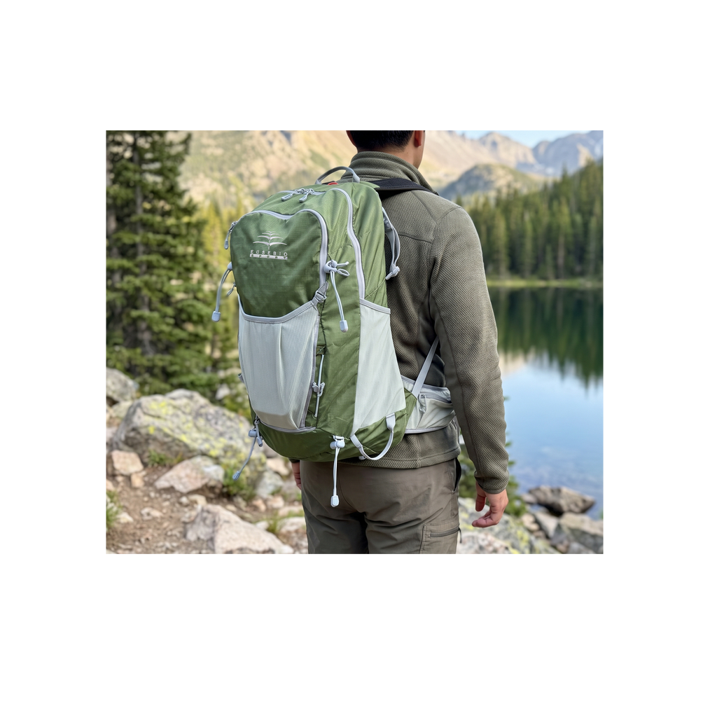 TimberPeak 35L Hiking Backpack – Ventilated Trekking Pack with Adjustable Fit