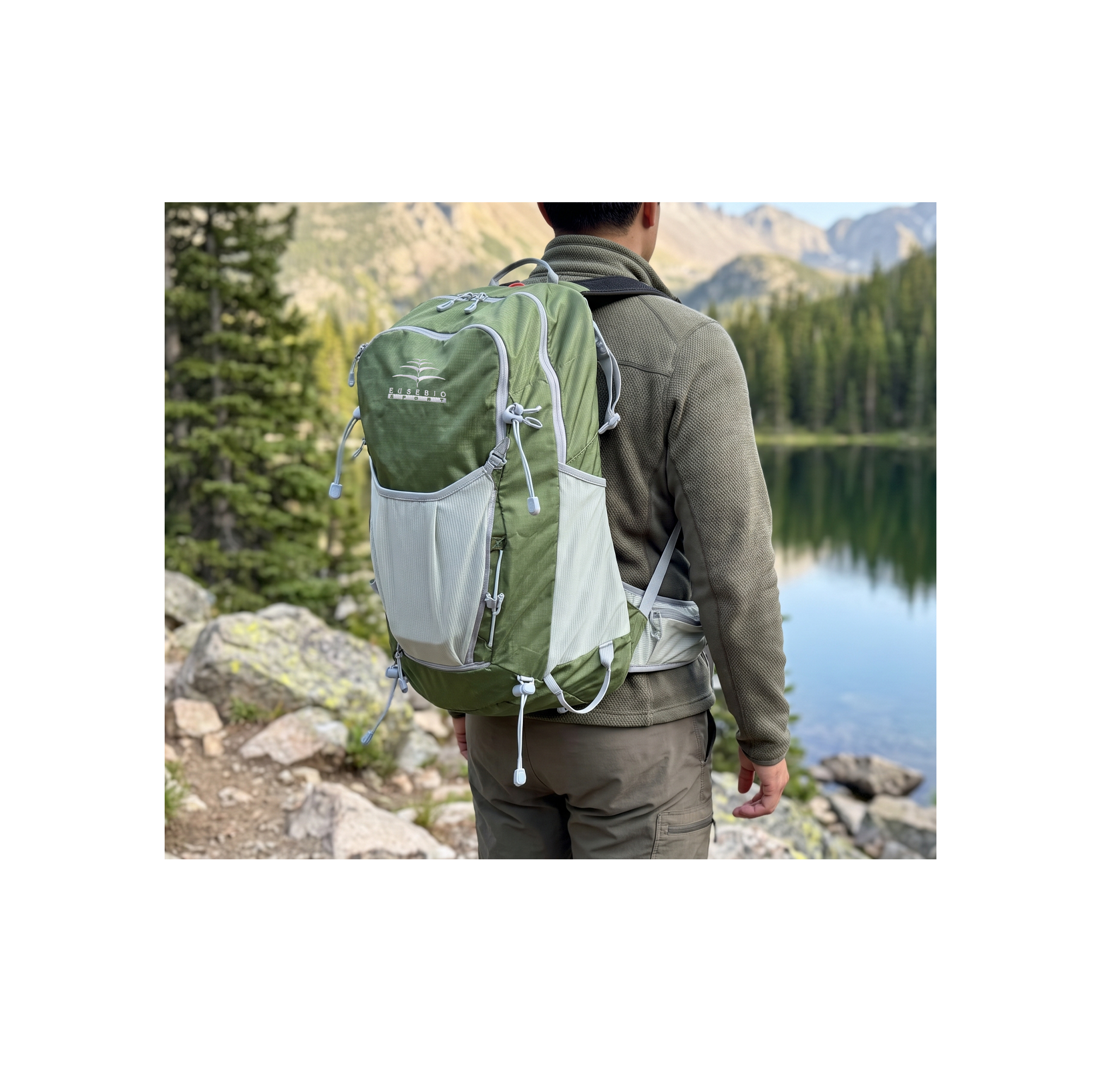 TimberPeak 35L Hiking Backpack – Ventilated Trekking Pack with Adjustable Fit