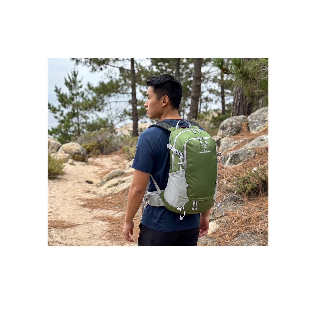 TimberPeak 25L Hiking Backpack – Ventilated Trekking Pack with Adjustable Fit