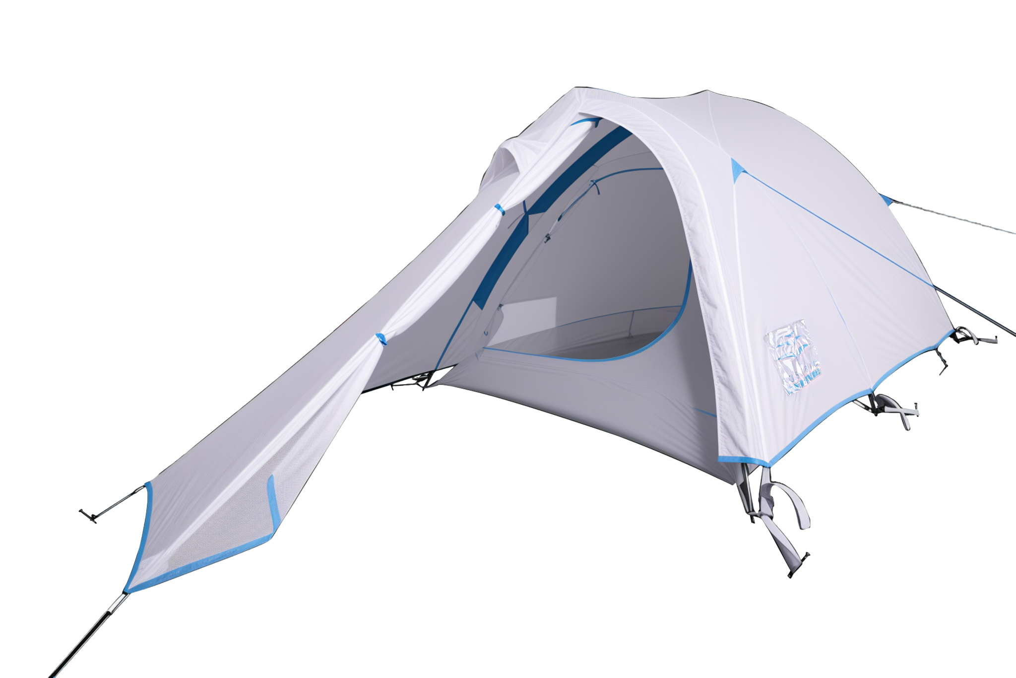 Denali 2 Person Ultralight Tunnel Backpacking Tent – Aluminum Pole Trekking Tent (PRE-ORDER 06/26)