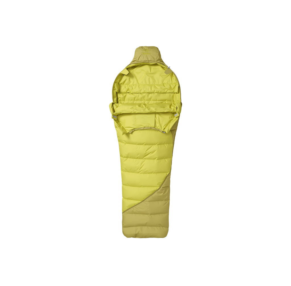 Polar 15°F 2.76 lb Hybrid Down & EulinFiber Mummy Sleeping Bag for Lightweight Backpacking & Hiking