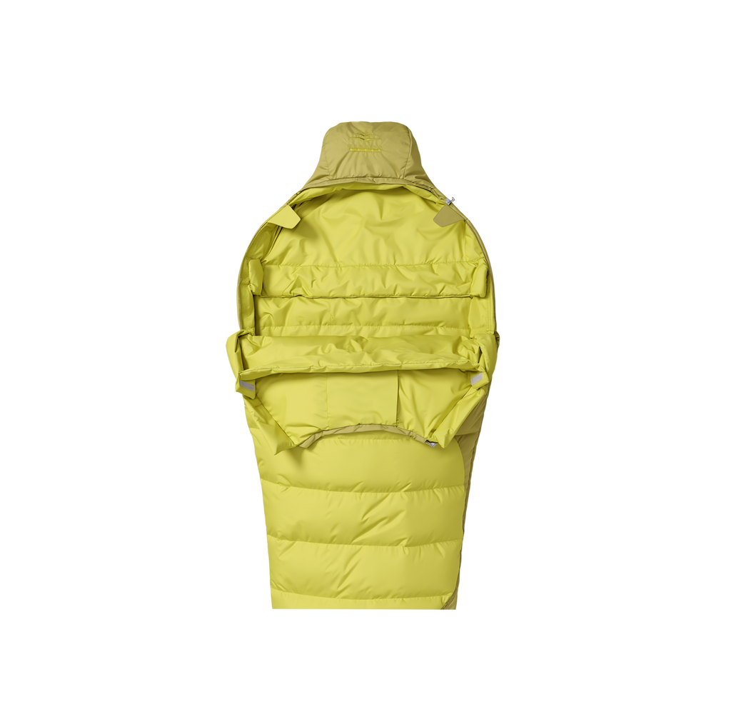 Polar 15°F 2.76 lb Hybrid Down & EulinFiber Mummy Sleeping Bag for Lightweight Backpacking & Hiking