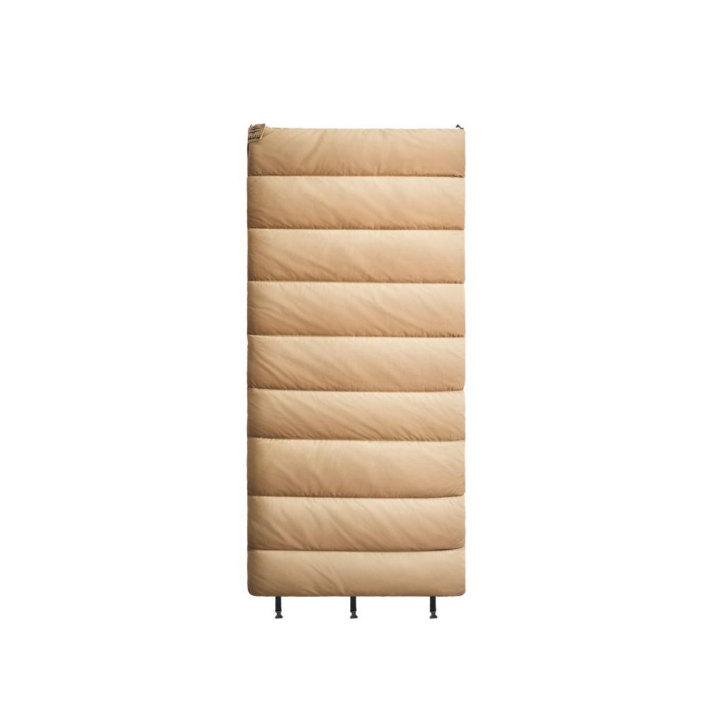 Jasper 0°F 9.52 lb Canvas Rectangular Sleeping Bag with Cotton Flannel Lining for Cold Weather Camping, Hunting