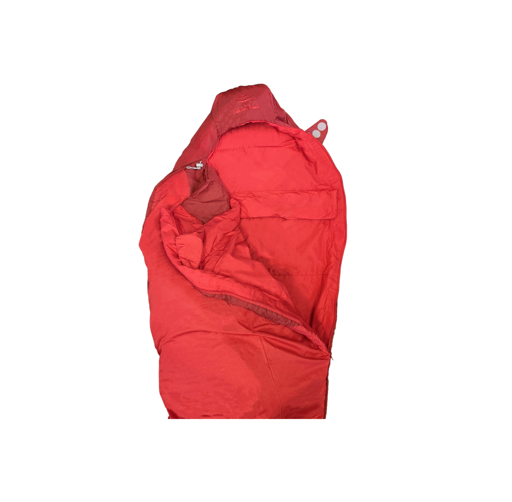 Tahoe 50°F 1.39 lb EulinFiber Mummy Sleeping Bag for Ultralight Backpacking, Hiking & Summer Camping