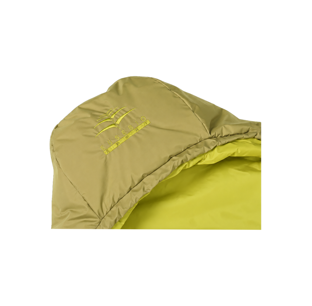 Polar 15°F 2.76 lb Hybrid Down & EulinFiber Mummy Sleeping Bag for Lightweight Backpacking & Hiking