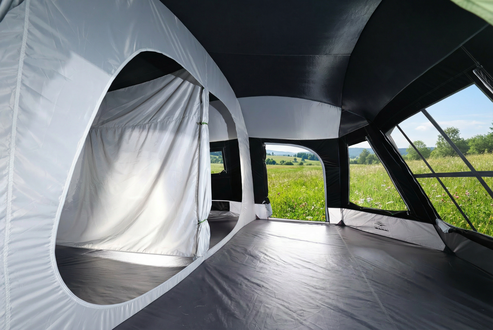 Sequoia 8 Person Cabin Camping Tent – Two Room Family Tent with SolarShield Roof (PRE-ORDER 06/26)