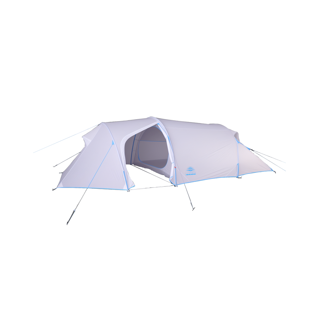 Torngat 4P 6.39 lb Ultralight 4-Season Backpacking Tent – Aluminum Poles, Double-Wall Tunnel Tent, 2000mm Waterproof