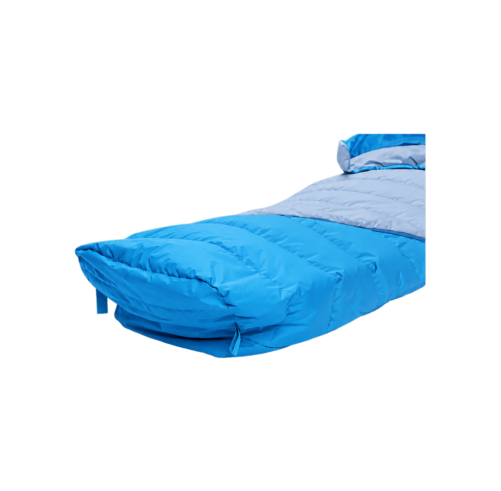 Polar 5°F 3.33 lb Hybrid Down & EulinFiber Mummy Sleeping Bag for Winter Backpacking & Alpine Camping