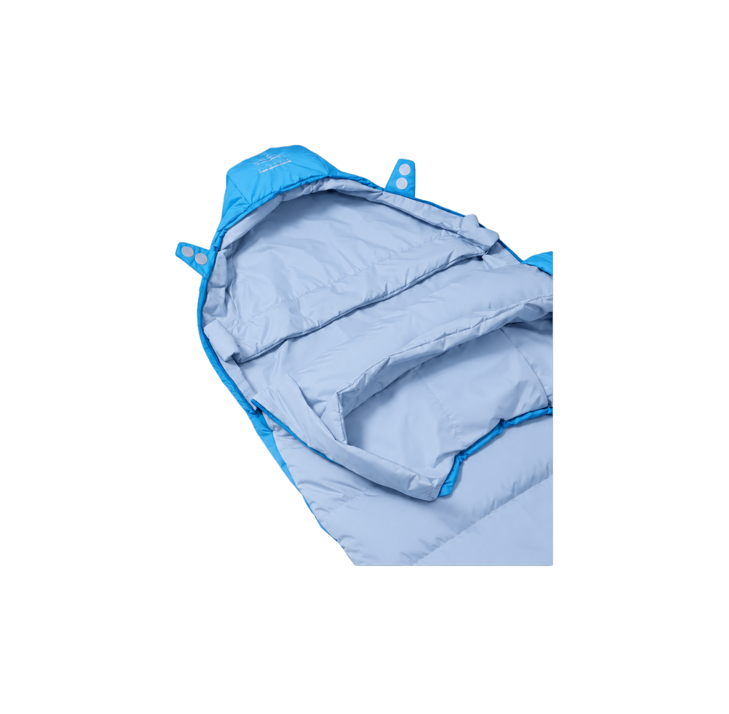 Polar 5°F 3.33 lb Hybrid Down & EulinFiber Mummy Sleeping Bag for Winter Backpacking & Alpine Camping