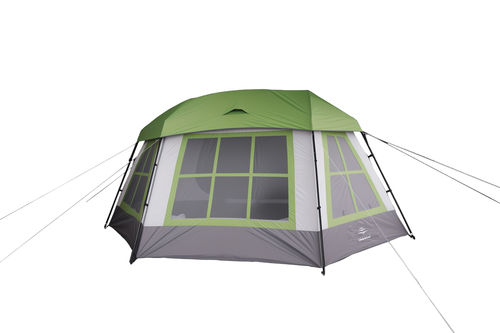 Sequoia 8 Person Cabin Camping Tent – Two Room Family Tent with SolarShield Roof (PRE-ORDER 06/26)