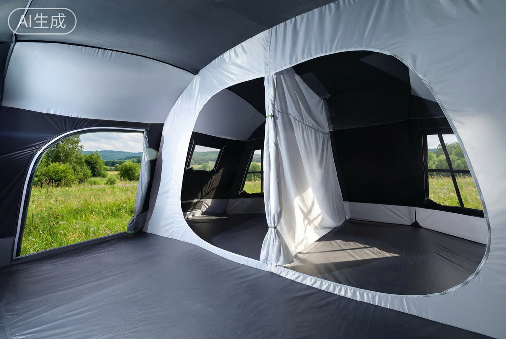 Sequoia 8 Person Cabin Camping Tent – Two Room Family Tent with SolarShield Roof (PRE-ORDER 06/26)