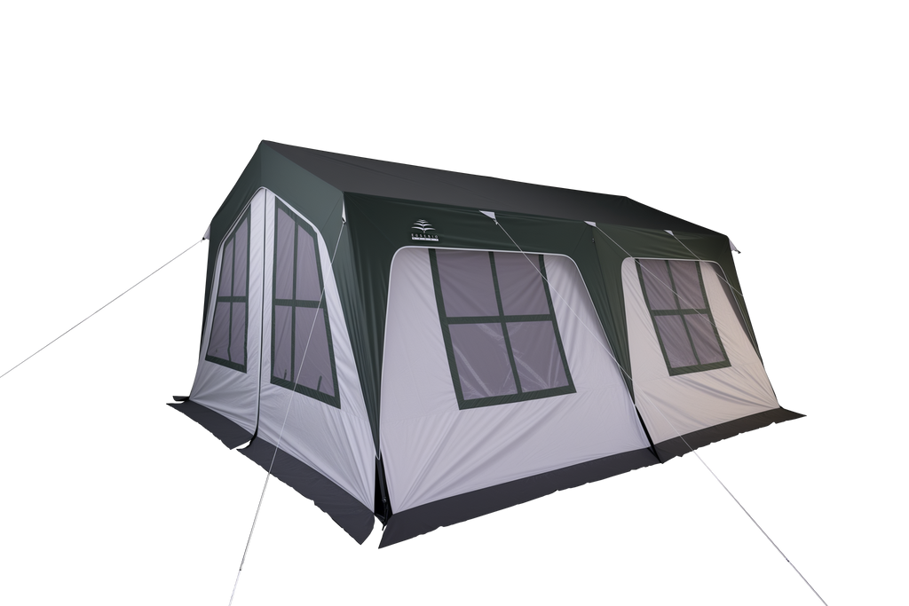 Redwood 6 person family camping tent with large windows