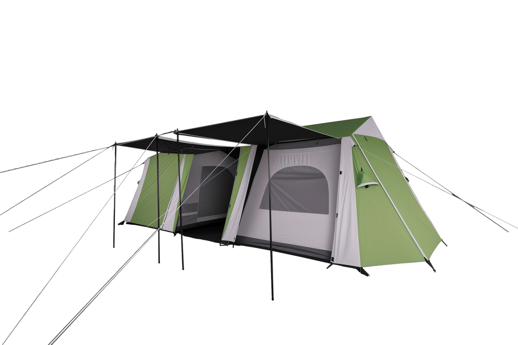 Yellowstone 8 person family camping tent with canopy entrance