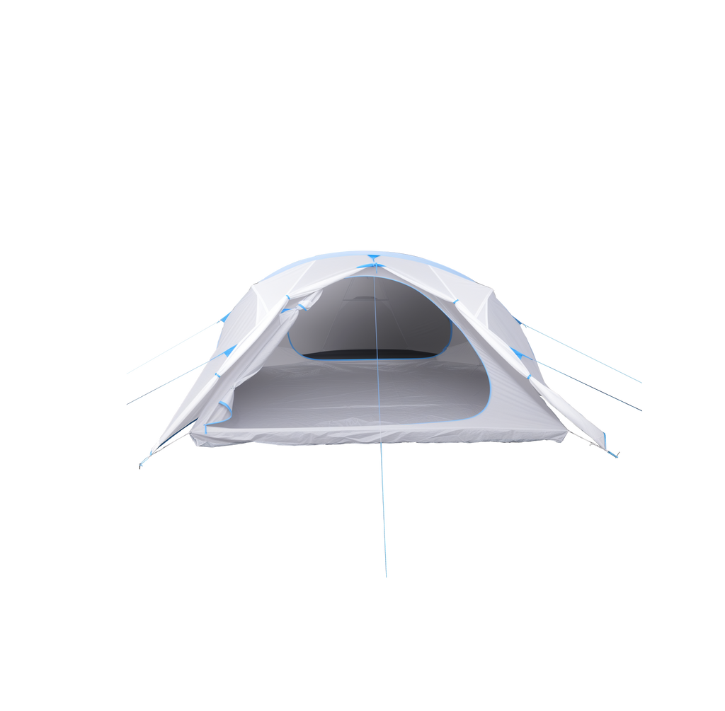Torngat 4P 6.39 lb Ultralight 4-Season Backpacking Tent – Aluminum Poles, Double-Wall Tunnel Tent, 2000mm Waterproof