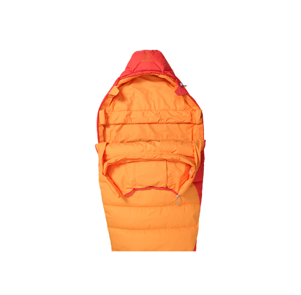 Polar 10°F 2.87lb Hybrid Down + EulinFiber Mummy Sleeping Bag for Backpacking, Trekking & Cold Weather Camping