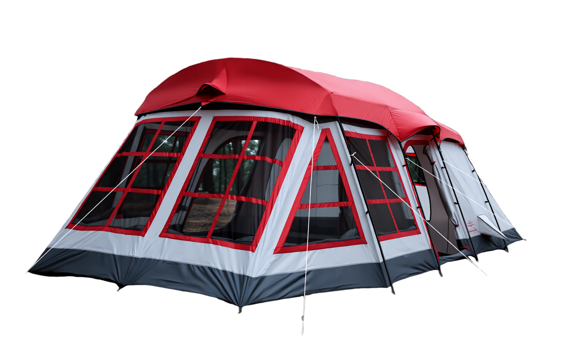 Zion 6 Person Cabin Camping Tent – Family Tent with SolarShield Roof (PRE-ORDER 06/26)