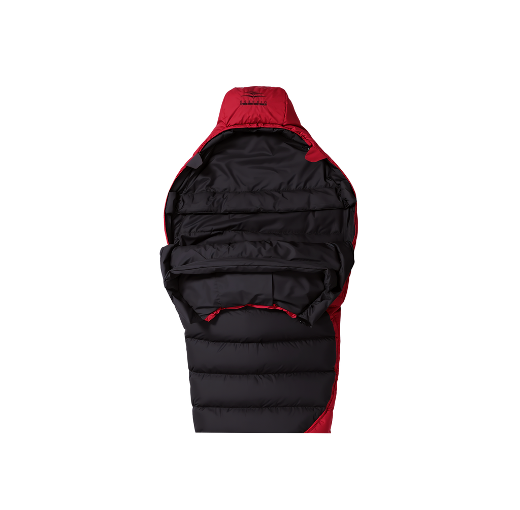 Polar 0°F 3.79 lb Mummy Sleeping Bag - Ultralight Hybrid Duck Down & EulinFiber for Winter Backpacking & Mountaineering