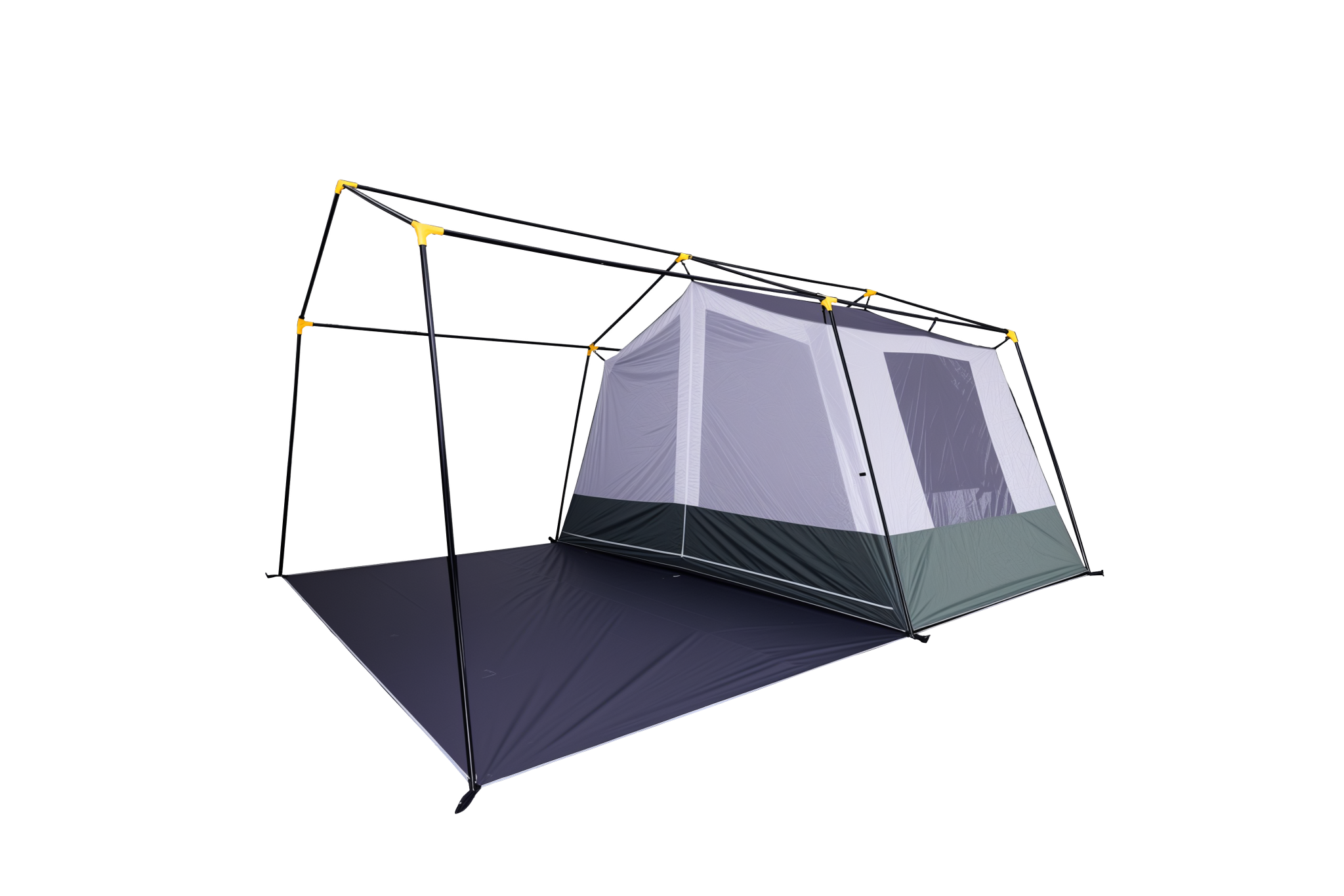 Redwood 6 Person Tent – Spacious Family Camping Tent with Large Windows – Eusebio Sporting USA