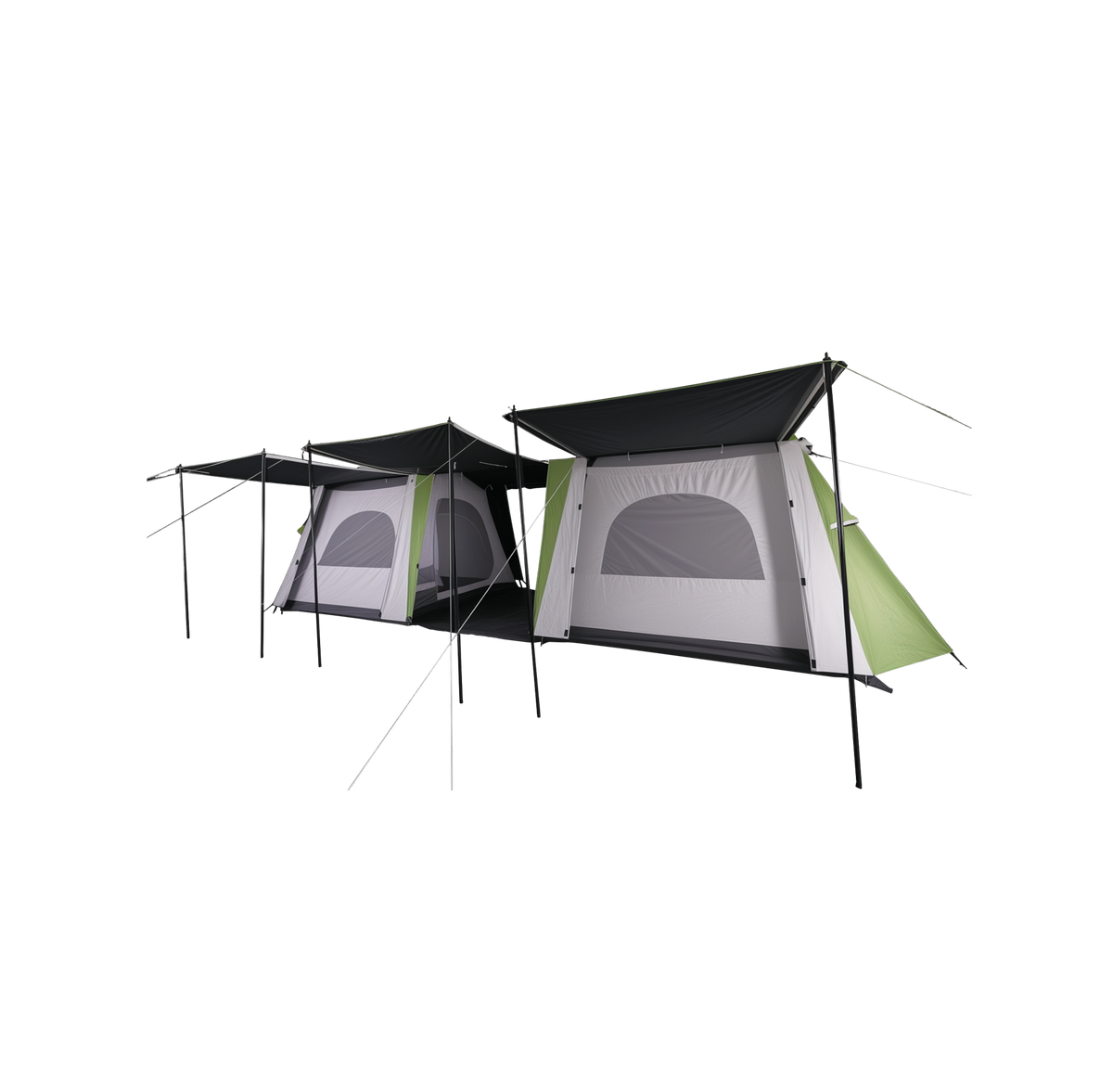Yellowstone 8 Person Tent – Two Room Family Camping Tent with Canopy Entrance