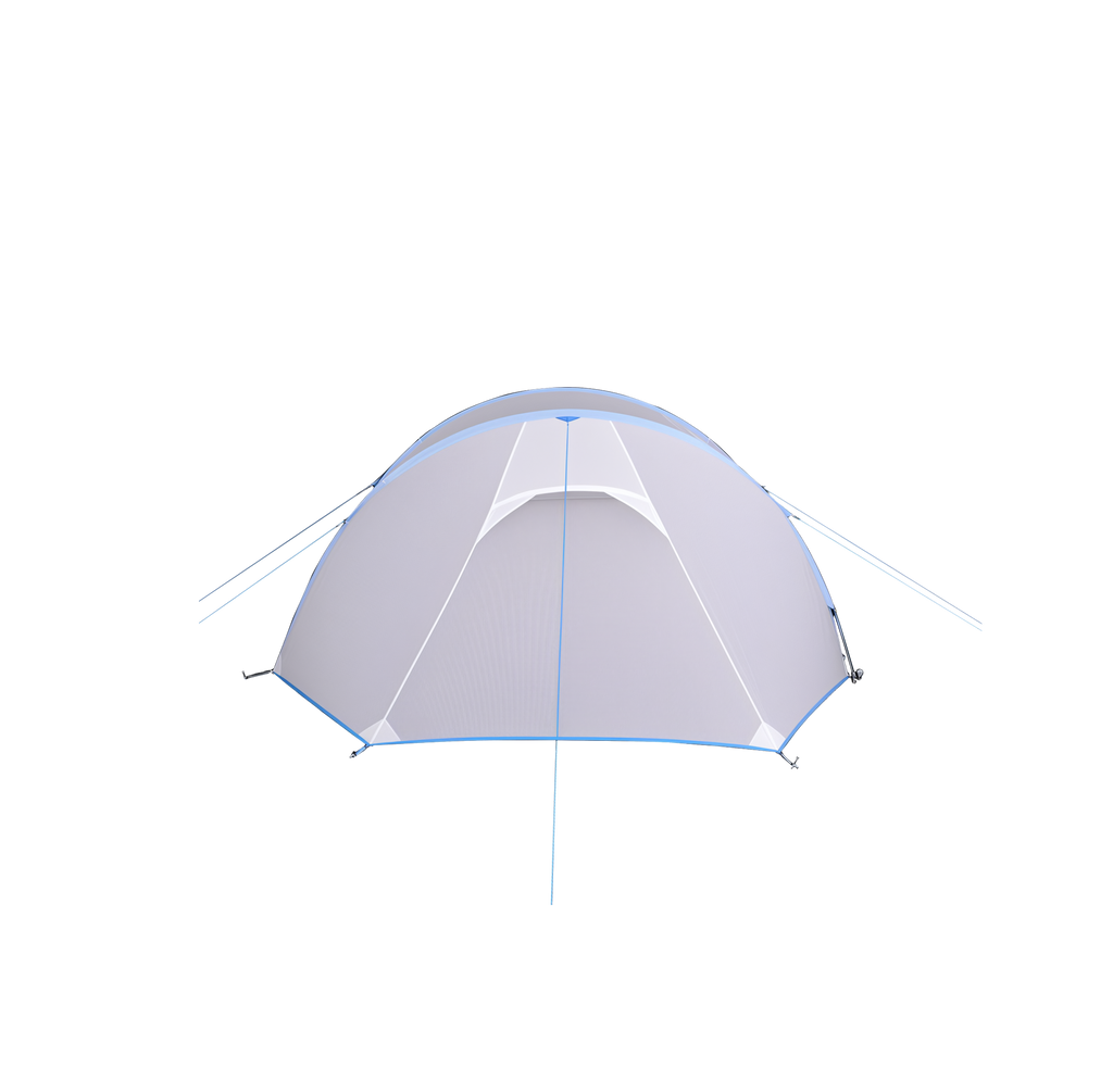 Torngat 4P 6.39 lb Ultralight 4-Season Backpacking Tent – Aluminum Poles, Double-Wall Tunnel Tent, 2000mm Waterproof