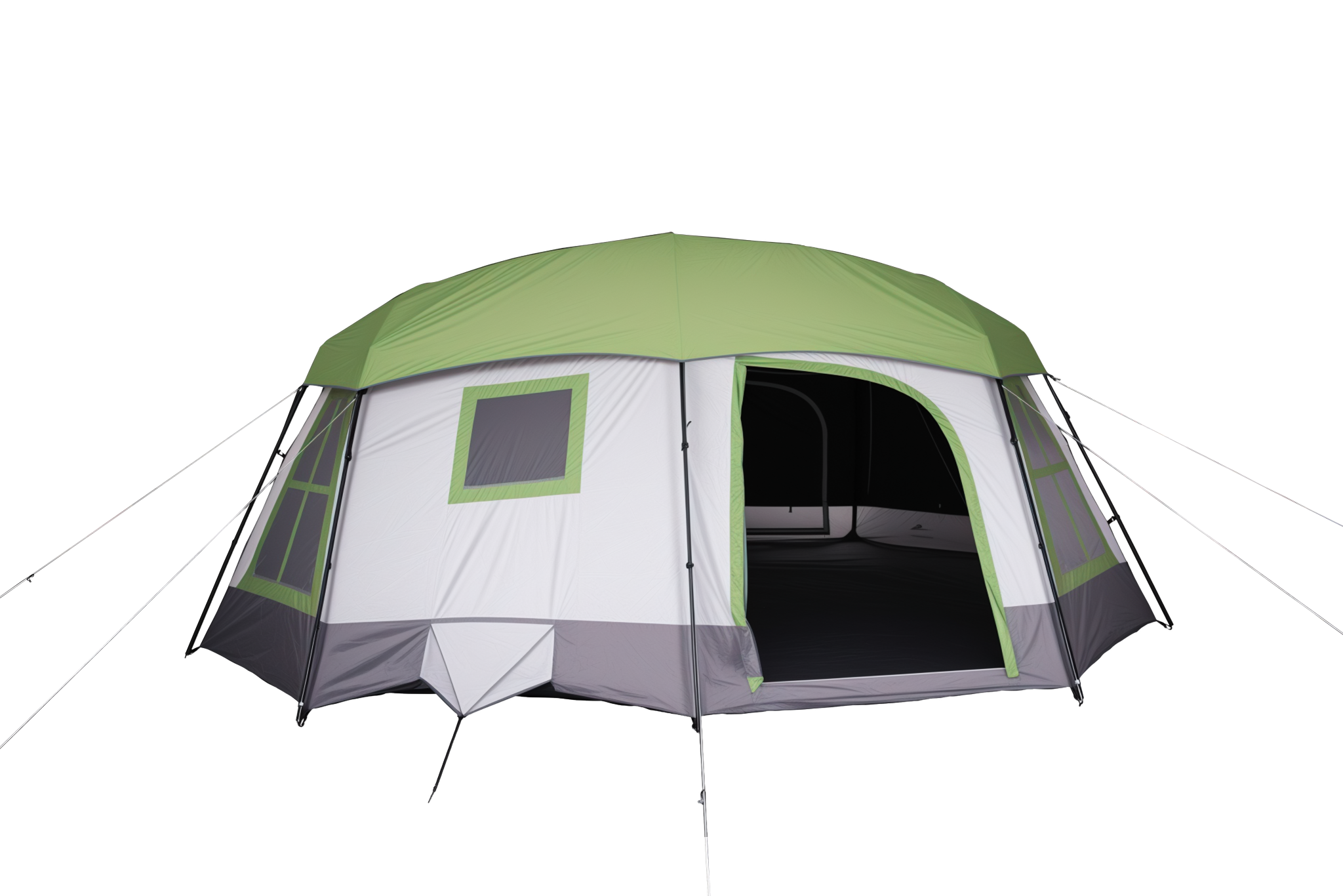 Sequoia 8 Person Cabin Camping Tent – Two Room Family Tent with SolarShield Roof (PRE-ORDER 06/26)