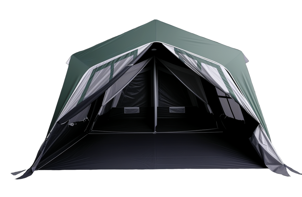 Large interior of 6 person family tent