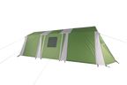 Canopy style entrance on large group camping tent