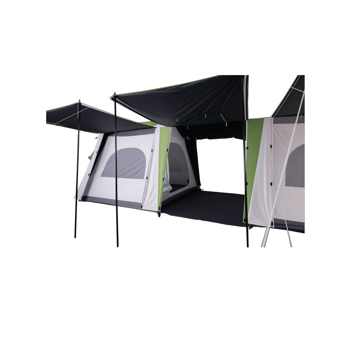 Yellowstone 8 Person Tent – Two Room Family Camping Tent with Canopy Entrance