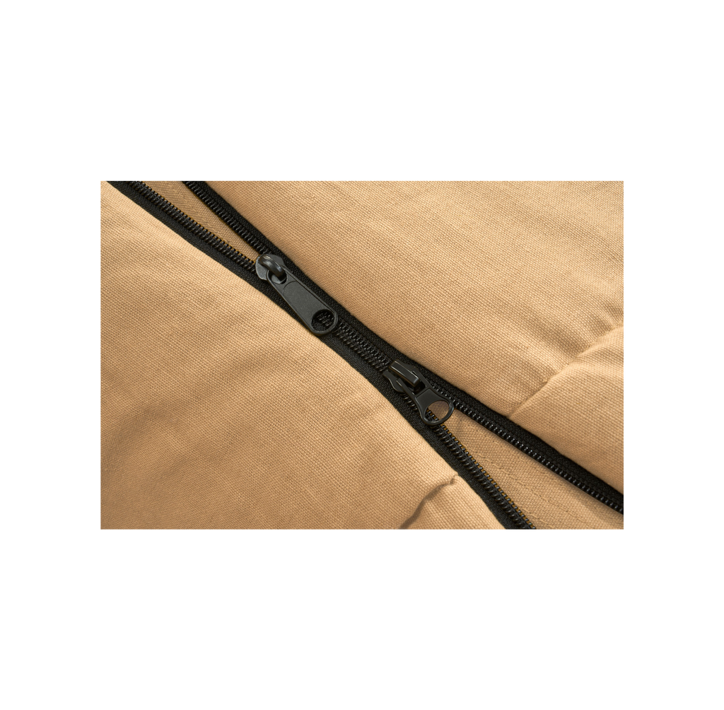 Jasper 0°F 9.52 lb Canvas Rectangular Sleeping Bag with Cotton Flannel Lining for Cold Weather Camping, Hunting