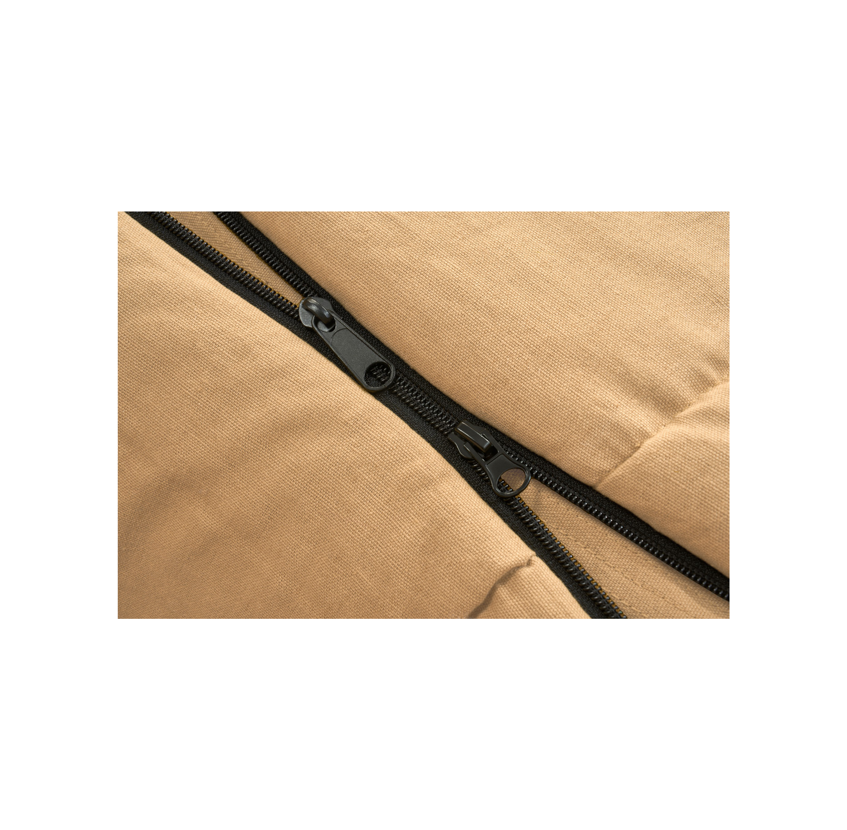 Jasper 0°F 9.52 lb Canvas Rectangular Sleeping Bag with Cotton Flannel Lining for Cold Weather Camping, Hunting