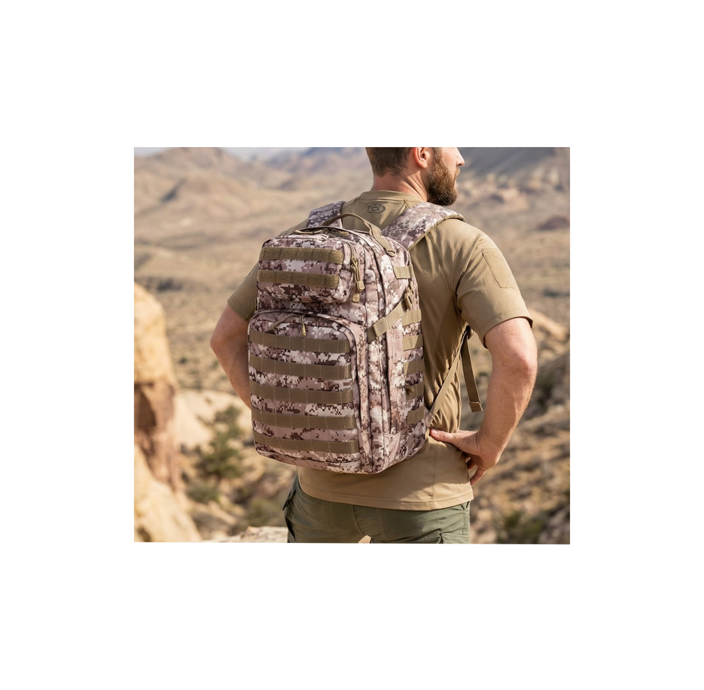 Raptor 42L Tactical MOLLE Backpack w/ YKK Zippers