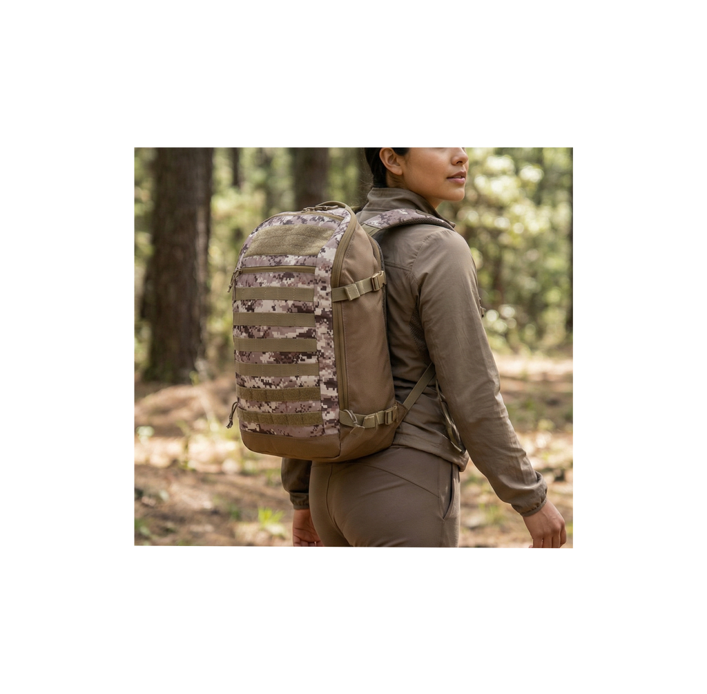Falcon 30L MOLLE Tactical Backpack with YKK Zippers