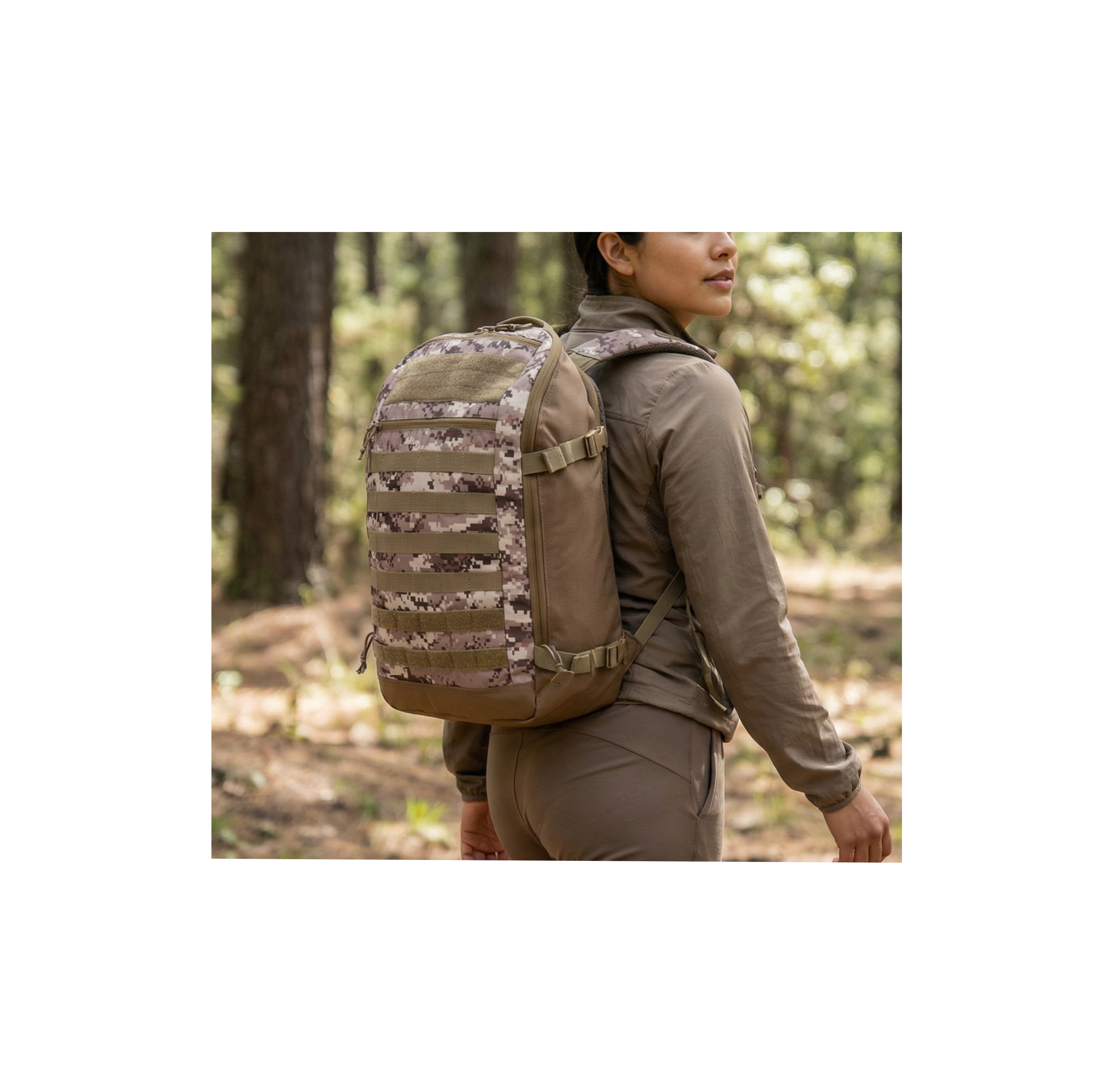 Falcon 30L MOLLE Tactical Backpack with YKK Zippers