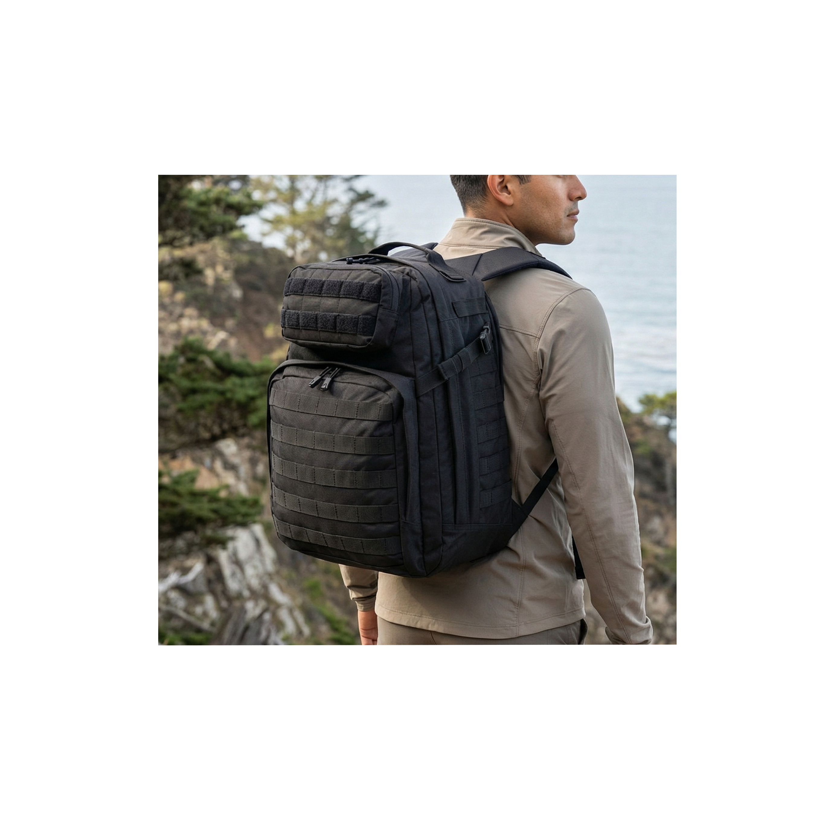 Raptor 42L Tactical MOLLE Backpack w/ YKK Zippers