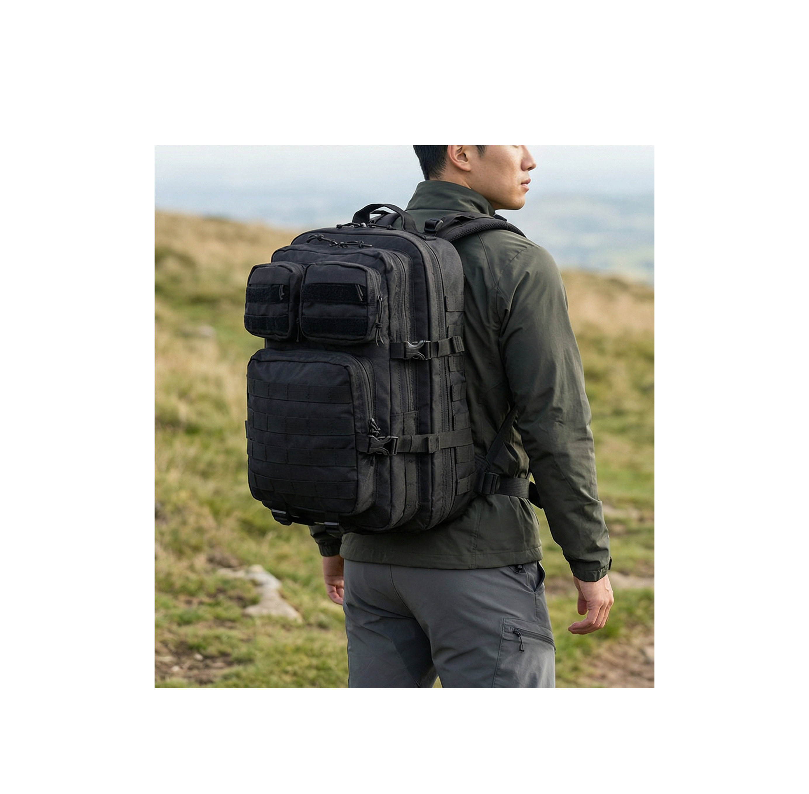 Warhawk 40L Tactical MOLLE Backpack